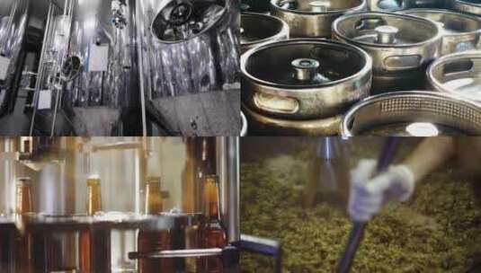 啤酒酿造过程 啤酒广告宣传片高清在线视频素材下载