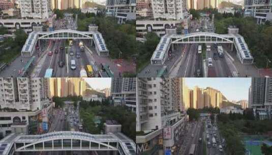 香港黄大仙站交通高清在线视频素材下载