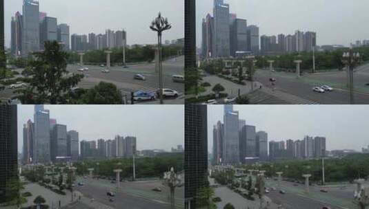 贵阳观山湖区城市建筑交通房产高清在线视频素材下载