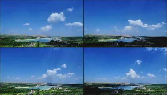 湖面天空光影延时逐格逐帧高清在线视频素材下载