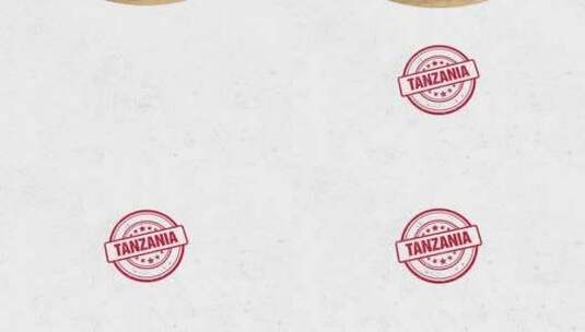 坦桑尼亚橡胶邮票高清在线视频素材下载