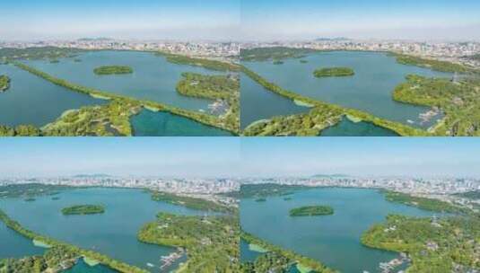 杭州_杭州西湖著名景区延时001高清在线视频素材下载
