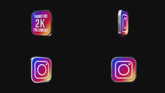 感谢2K追随者Instagram高清在线视频素材下载