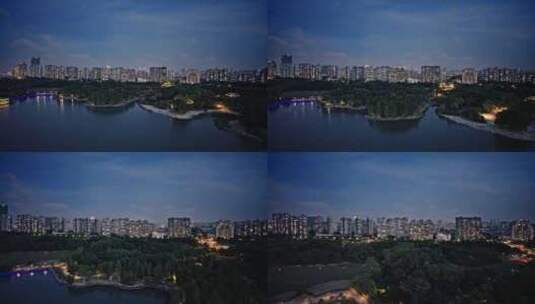 上海公园城市高清在线视频素材下载