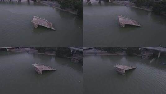 福建泉州顺济桥遗址高清在线视频素材下载
