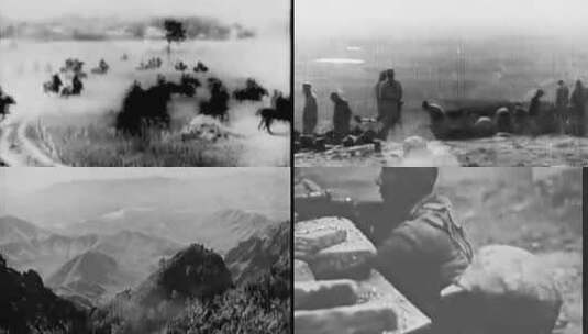 抗日战争 八路军 游击队高清在线视频素材下载