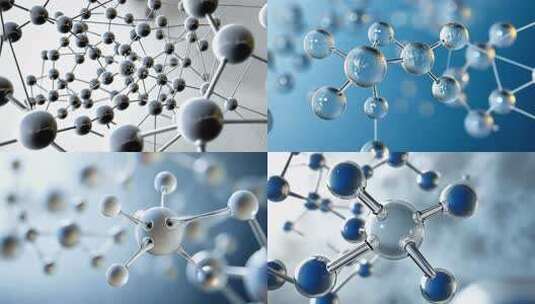 原子结构 分子结构 新型材料 纳米材料高清在线视频素材下载