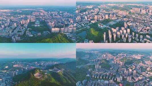 湘西吉首城市旅游人文矮寨大桥航拍宣传片高清在线视频素材下载