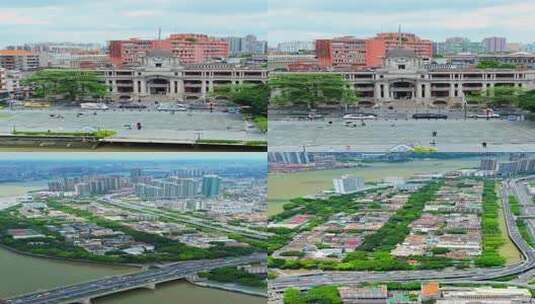 粤海关和沙面合集高清在线视频素材下载