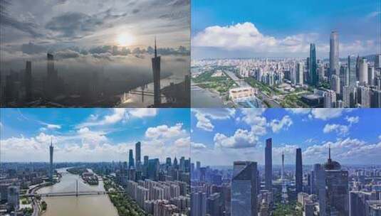广州延时合集高清在线视频素材下载