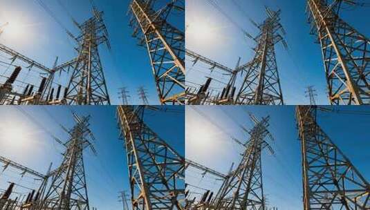 新年未来电动汽车动力科技概念动画高清在线视频素材下载