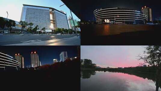 东莞延时摄影合辑 绝美晚霞高清在线视频素材下载