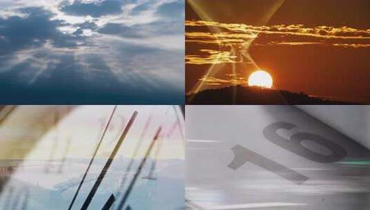 时间流逝与城市变迁概念抽象意境空镜高清在线视频素材下载