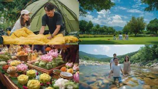 美好生活幸福生成和谐社会家庭美好时光高清在线视频素材下载