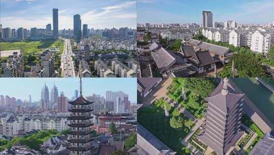 上海普陀真如寺空镜高清在线视频素材下载