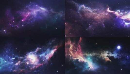 星空宇宙高清在线视频素材下载
