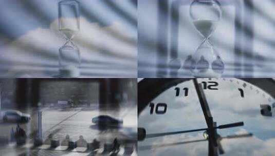 时间时钟意境抽象概念时间流逝飞逝延时地产高清在线视频素材下载