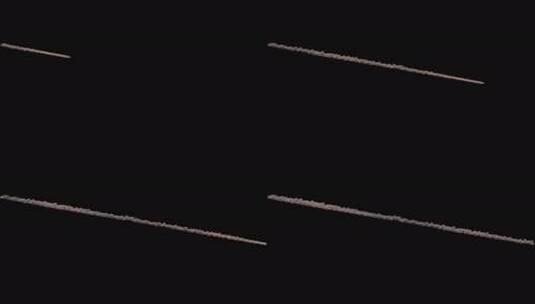 黑色背景流星划过画面高清在线视频素材下载