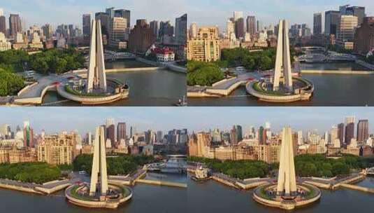 上海市人民英雄纪念碑高清在线视频素材下载