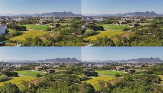 浙江金华浦江上山文化遗址公园高清在线视频素材下载