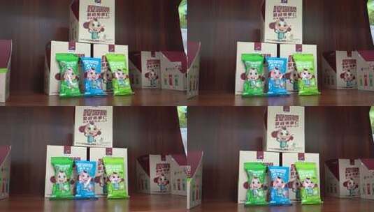 嘎嘣脆夏威夷果仁产品展示高清在线视频素材下载