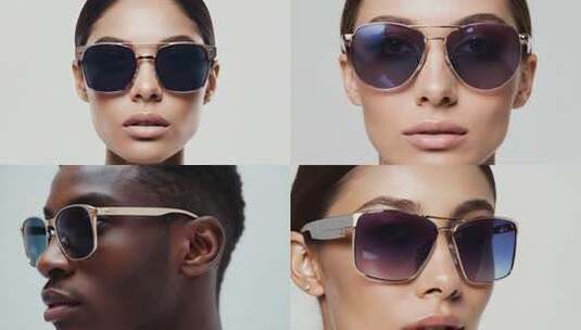 墨镜女模时尚高清在线视频素材下载