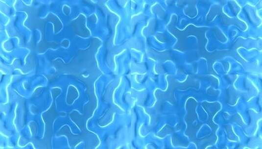 8K动态背景：蓝色纯净水波纹高清在线视频素材下载