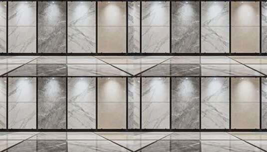 室内大理石瓷砖展示高清在线视频素材下载