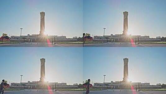 北京天安门人民英雄纪念碑实拍高清在线视频素材下载