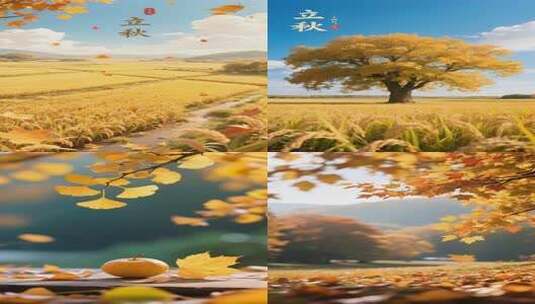 立秋 竖屏高清在线视频素材下载