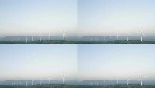 风力发电机清洁能源风电场环保清洁能源环保高清在线视频素材下载