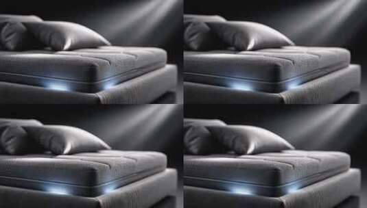 极简风格床垫设计细节展示高清在线视频素材下载