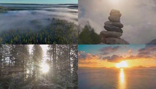 温暖充满希望写意镜头高清在线视频素材下载