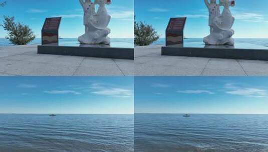 北方第一湖 达赉湖高清在线视频素材下载