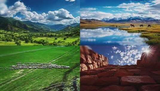 《美丽的草原我的家》降央卓玛LED大屏高清在线视频素材下载