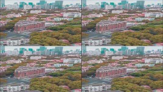 上海_武康大楼_兴国大厦_航拍延时_环绕高清在线视频素材下载