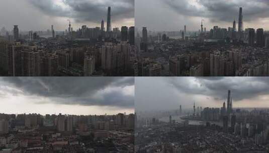 上海下雨高清在线视频素材下载