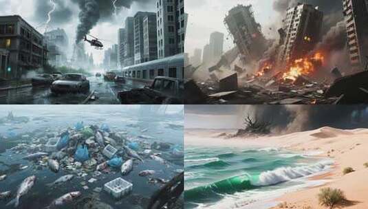 世界末日高清在线视频素材下载