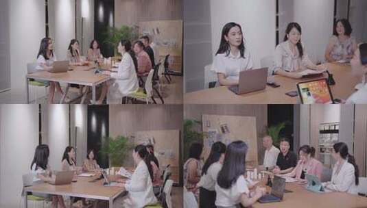 商人 商务会议 公司会议高清在线视频素材下载