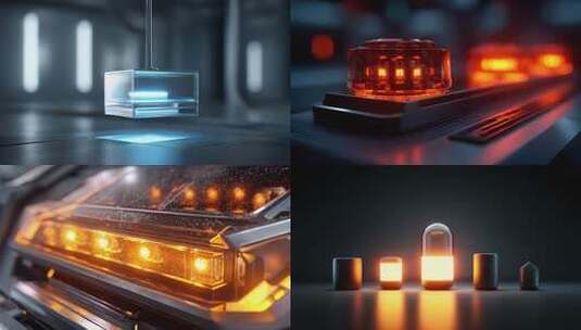 光影交织未来科技感灯具设计灵感高清在线视频素材下载