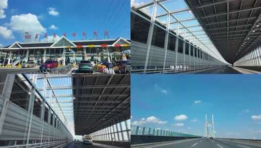 S32嘉闵高架 申嘉湖高速  闵浦大桥高清在线视频素材下载