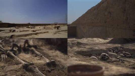 大型考古现场空境高清在线视频素材下载