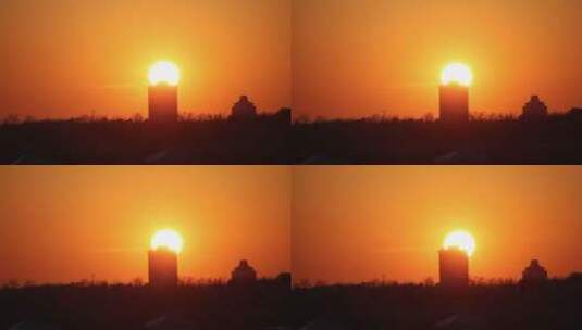 日落时分美景高清在线视频素材下载