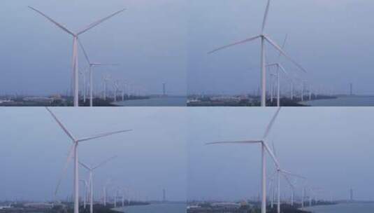 海边风力大风车A高清在线视频素材下载