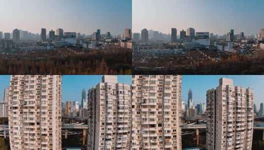 黄浦区巨鹿大厦高清在线视频素材下载