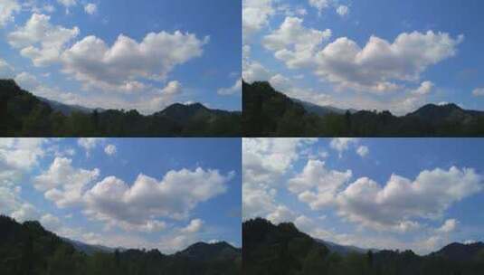蓝天白云通透背景4K实拍视频 (25)高清在线视频素材下载