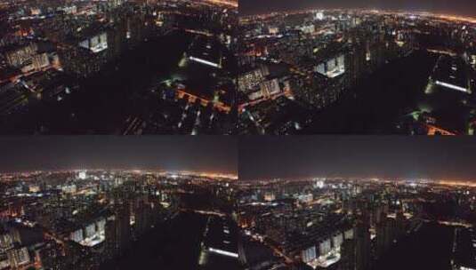徐汇区夜景空镜高清在线视频素材下载