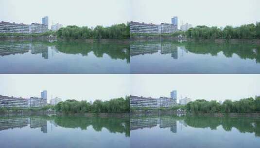 武汉汉口宝岛公园风景高清在线视频素材下载