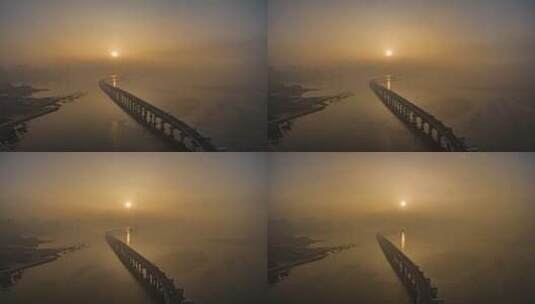 大连星海湾大桥高清在线视频素材下载