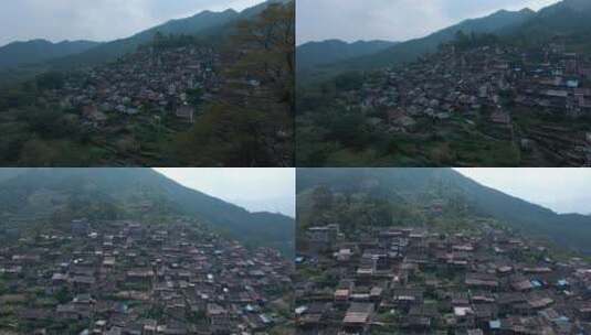 连南瑶寨古村落高清在线视频素材下载